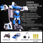 1023 4 Channels Remotely Deformed Car Police Model Car Toy Car - Image 7