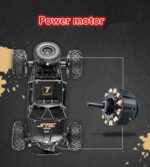 HD6241 1:16 Mountain-climbing Four-wheel Children Remote-controlled Off-road Vehicle Toy(Black) - Image 6