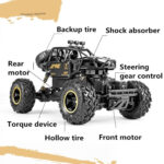 HD6241 1:16 Mountain-climbing Four-wheel Children Remote-controlled Off-road Vehicle Toy(Black) - Image 7