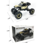 HD6241 1:16 Mountain-climbing Four-wheel Children Remote-controlled Off-road Vehicle Toy(Black) - Image 10
