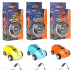 S618 360 Degree Rotary Mini High Speed Laser Pocket Car Racing Model Vehicle Toy(Yellow) - Image 7