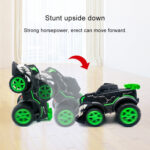 HD885J Devil Tooth Shape 360 Degree Upright Rotation Stunt Remote Control Car Electric Vehicle Toy (Blue) - Image 5