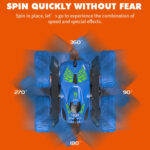 JJR/C Q9 2.4Ghz Remote Control Stunt Tumbling Car Vehicle Toy (Blue) - Image 11
