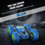 JJR/C Q9 2.4Ghz Remote Control Stunt Tumbling Car Vehicle Toy (Blue) - Image 13