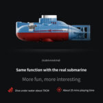 LSRC Mini USB Charging Remote Control Submarine Children Toy(White) - Image 6