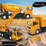 MoFun 3824 2.4G 10-channel Remote Control Simulation Engineering Vehicle, Style:Dump Truck - Image 4