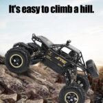 2.4GHz 4WD Double Motors Off-Road Climbing Car Remote Control Vehicle, Model:6241(Silver) - Image 4