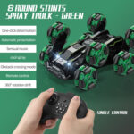 DM-558 Eight Wheel Stunt Drift Spray Remote Control Car, Specification:Single Control(Green) - Image 2