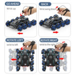 DM-558 Eight Wheel Stunt Drift Spray Remote Control Car, Specification:Single Control(Blue) - Image 4