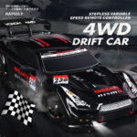 2.4G 1:16 4WD Drift RC Toy Car(Black Red) - Image 3