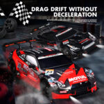 2.4G 1:16 4WD Drift RC Toy Car(Black Red) - Image 5