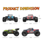 2.4G 1:20 Full Scale RC Off-road Vehicle(Green) - Image 3