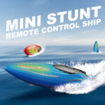 JJR/C S8 2.4G Mini RC Upright High Speed Stunt Boat(Red) - Image 4