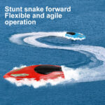 JJR/C S8 2.4G Mini RC Upright High Speed Stunt Boat(Red) - Image 9