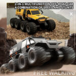 JJR/C Q137 Eight-Wheel Amphibious RC Vehicle(Black) - Image 2
