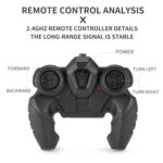 JJR/C Q137 Eight-Wheel Amphibious RC Vehicle(Black) - Image 3