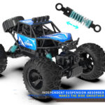 JJR/C Q145 Conqueror Alloy Climbing Remote Control Car(Blue) - Image 4