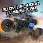 JJR/C Q145 Conqueror Alloy Climbing Remote Control Car(Blue) - Image 8