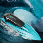 LS-XDU/RC B5 High Speed Remote Control Toy Boat with Colorful Light(Blue) - Image 10