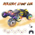 MoFun JC03P 2.4G Remote Control Six-wheeled Stunt Car, Specifications:Single RC(Red) - Image 3