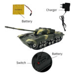 MoFun 369  Remote Control Tank 1:32 Four-way RC Vehicle(Green) - Image 5