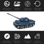 MoFun 369  Remote Control Tank 1:32 Four-way RC Vehicle(Green) - Image 6