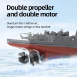 MoFun 803 2.4G Remote Control Warship Simulation Ship(803D) - Image 6