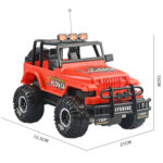 USB Charging Electric Children Remote Control Car Toys(Blue Buggy) - Image 3