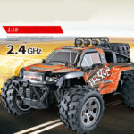 MGRC Charging Remote Control Car 2.4G Wireless Remote Control Four-Way Cross-Country Climbing Car 1:18 Car Model(Red) - Image 4