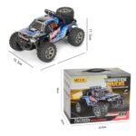 MGRC Charging Remote Control Car 2.4G Wireless Remote Control Four-Way Cross-Country Climbing Car 1:18 Car Model( Gray Blue) - Image 7