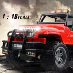 Electric Children Four-Way Remote Control Car Toy Model Toy, Proportion: 1:18(Red SUV 6061) - Image 3