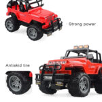 Electric Children Four-Way Remote Control Car Toy Model Toy, Proportion: 1:18(Red SUV 6061) - Image 5