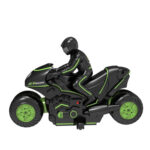2.4G Remote Control Motorcycle Drifting Rotating High-Speed Side-Tracking Off-Road Motorcycle(Black Orange) - Image 4