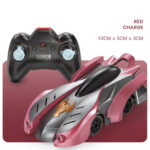 Remote Control Wall Climbing Car Mini Electric Remote Control Car Children Toy(Red Charge Handle RC Edition) - Image 2