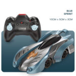 Remote Control Wall Climbing Car Mini Electric Remote Control Car Children Toy(Blue Break Handle RC Edition) - Image 2