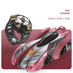 Remote Control Wall Climbing Car Mini Electric Remote Control Car Children Toy(Red Charge Watch RC Edition) - Image 2