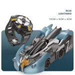 Remote Control Wall Climbing Car Mini Electric Remote Control Car Children Toy(Blue Lightning Watch RC Edition) - Image 2