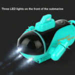 777-219 Mini Remote Control Submarine Small Remote Control Boat(Blue) - Image 5