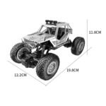 JZRC Alloy Remote Control Off-Road Vehicle Charging Remote Control Car Toy For Children Medium Alloy Black - Image 3