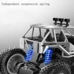 JZRC Alloy Remote Control Off-Road Vehicle Charging Remote Control Car Toy For Children Large Alloy Black - Image 5