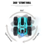 RD158-3 2.4G Mini High Speed Double Sided Remote Control Car Toy(English Box 08 Yellow) - Image 5