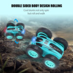 RD158-3 2.4G Mini High Speed Double Sided Remote Control Car Toy(English Box 08 Blue) - Image 6