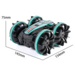 2.4G Amphibious Stunt Remote Control Car Double-sided Rolling Driving Children Electric Toys(Red) - Image 3