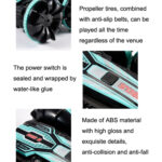 2.4G Amphibious Stunt Remote Control Car Double-sided Rolling Driving Children Electric Toys(Green) - Image 5
