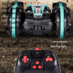 2.4G Amphibious Stunt Remote Control Car Double-sided Rolling Driving Children Electric Toys(Red) - Image 10
