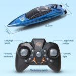 Children 2.4G Mini Remote Control Boat Summer Water Play Electrical Submarine Boys Toys(Green) - Image 3