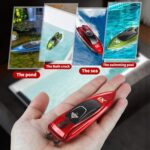 Children 2.4G Mini Remote Control Boat Summer Water Play Electrical Submarine Boys Toys(Blue) - Image 8