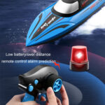 812 High-Speed RC Boat Large Horsepower Speedboat Long Endurance Waterproof Boys Water Toy Single Battery(Orange) - Image 13