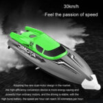EB02 2.4G Wireless RC Boat Circulating Water-Cooled High-Speed Speedboat Racing Boat Model Toy(Orange) - Image 11