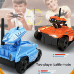 Tank Car Toys 720P HD Camera RC Car With Real-time Surveillance With Remote Controller(Orange) - Image 7